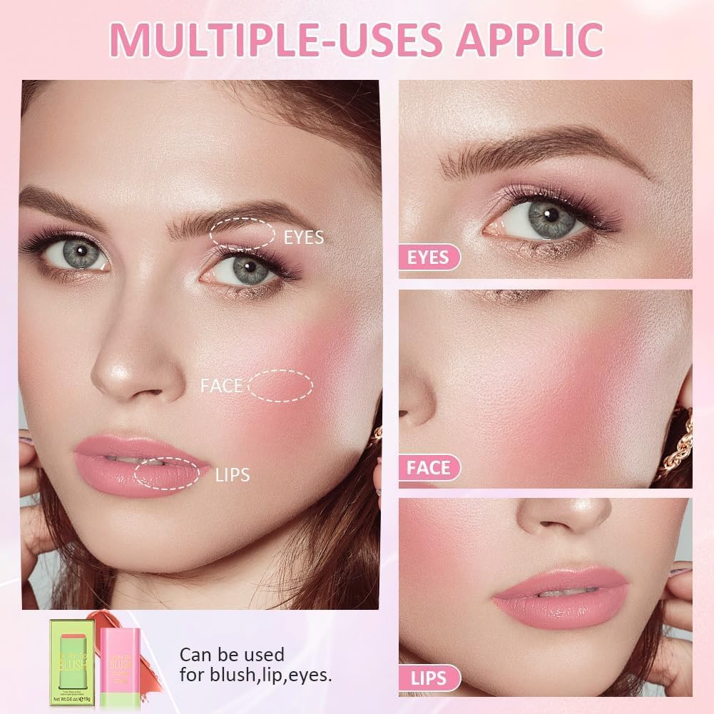 Lightweight Cream Blush Stick Blush (Pack of 1)